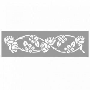Repetitive Stencil 59 * 18cm Flower Border SP56