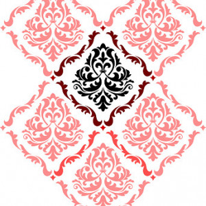 Reusable Repetitive Damask Rombo Stencil 590*590mm - SP28 - Img 5
