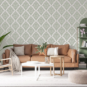 Reusable Repetitive Damask Stencil 590*520mm - SP40