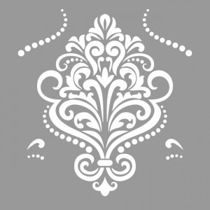 Reusable Repetitive Damask Stencil 590*590mm - SP80 - Img 5