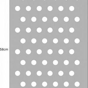 Reusable Repetitive Stencil for Painting Walls - Polka Dots 2cm - SP14 - Img 5