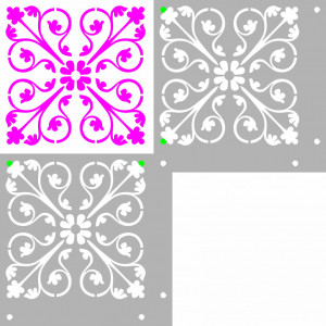 Reusable Repetitive Stencil SGF09R - Img 2