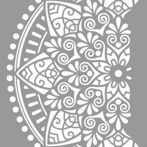 Reusable Stencil African Mandala 890*560mm - SP53 1/2 - Img 3