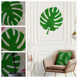 Sablon 89x59cm Frunza Monstera SP225.89x59