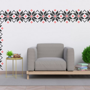 Sablon Refolosibil Repetitiv Motiv Traditional Romanesc - SMTR02 - Img 3