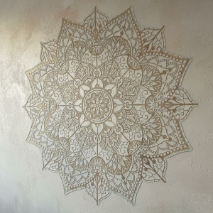 ANYA Mandala Reusable Stencil - up to 89cm - FULL CIRCLE * thickness 0.6mm - SP266.C.89x89 - Img 2