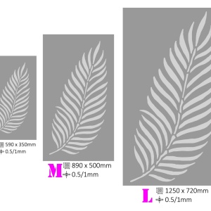 Palm Leaf Stencil 2 - Reusable Repetitive - SP218 - Img 7