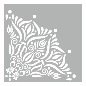 Promo - Sablon Refolosibil Mandala Flames diametru 70cm grosime 1mm - SP111.1PE4.70PR