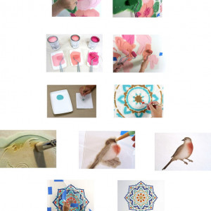 Reusable Damask Pattern SP1 Stencil - Img 4