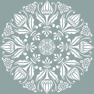 Reusable Mandala Health Stencil 590*590mm - SP1785959
