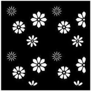Reusable Stencil 590*590mm Floral - SP95-2 - Img 2