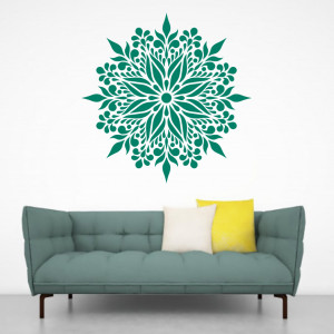 Reusable Stencil Mandala Flower 590*590mm - SP67