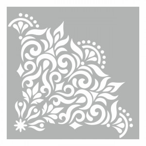 Sablon Refolosibil Mandala Flame Dots diametru 70cm - SP112.1PE4.70 - Img 3