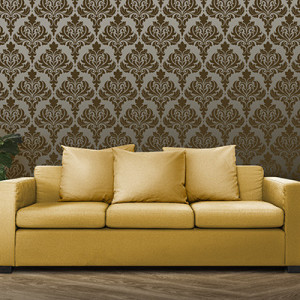 Sablon Refolosibil Repetitiv Damask Flower 585*410mm - SP29-1