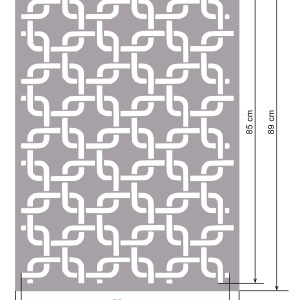 Sablon Refolosibil SquareLock 89 * 59cm * grosime 0.5 / 1mm - SP252 - Img 2