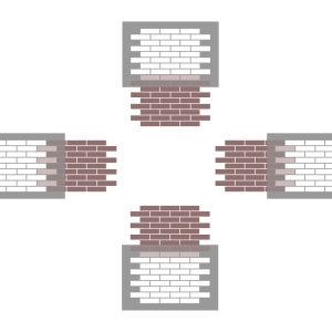 SET Brick Stencils APPEARANCE - 125x85cm, thickness 0.5 or 1mm - SP241 - Img 4
