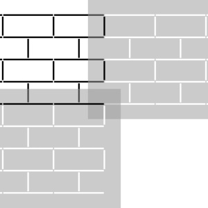 Stencil 70x45cm, thickness 0.5mm or 1mm, Brick Lines, Reusable Repetitive SP184 (includes 3 x mini-Stencils) - Img 4