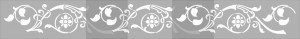 Repetitive Stencil 59 * 19cm Flower Border SP59 - Img 3