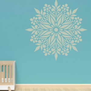 Reusable Mandala Flower Stencil diameter 85cm SP67 1/2