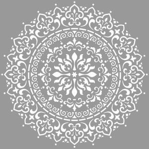 Reusable Mandala Stencil Phoebe 59 / 89cm * thickness 0.5 / 1mm - SP246 - Img 2