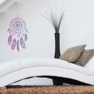 Reusable Stencil Dream Catcher Mandala Feathers - SP21 - 58 x 29cm - Img 5