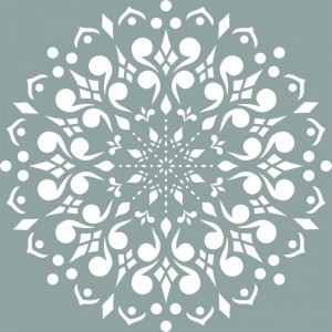 Reusable Stencil Mandala SUN 890*890mm - SP1778989 - Img 2