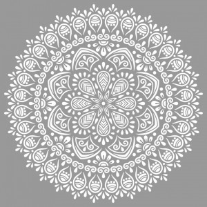 Reusable Stencil Mandala Tribal 590*590mm - SP50 - Img 3