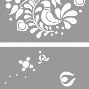 Reusable Stencil Panonian Folk Motif 290*290mm - SP105 - Img 3