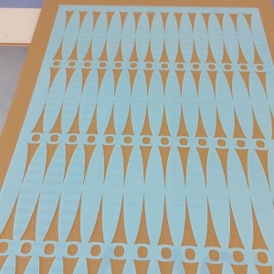 Sablon Refolosibil Arrows 89 * 59cm * grosime 0.5 / 1mm - SP259 - Img 3