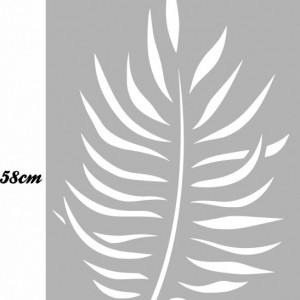 Sablon Refolosibil Frunza / Leaf - SP19 - 58x29cm - Img 4