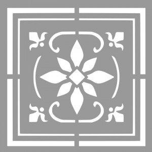 Sablon Tile, Refolosibil - SGF41 - Diferite dimensiuni - Img 2
