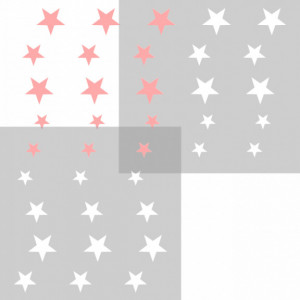 Stencil 89x59cm, Star Waves, Reusable SP148 - Img 3