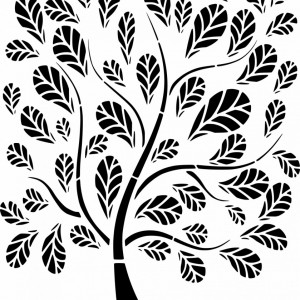 Stencil Decorative Tree 1000*890mm - SP194.100x89 - Img 3