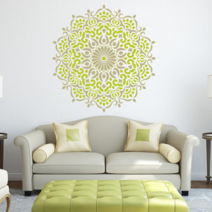 Reusable Mandala LIFE stencil diameter 70cm - SP108.1PE4.70 - Img 2