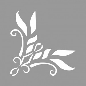 Reusable Stencil Colt Bloom 29x29cm - Img 2