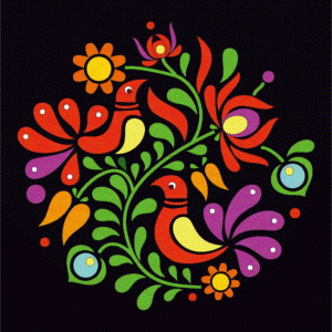 Reusable Stencil Panonian Folk Motif 290*290mm - SP105 - Img 4