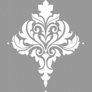 Reusable Stencil Repetitive Damask Flower 730*585mm - SP29-3 - Img 6
