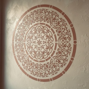 Sablon Refolosibil Mandala Arabesque 59x59 cm SP182.59x59