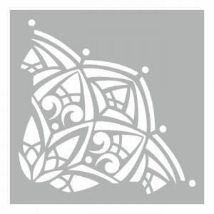 Sablon Refolosibil Mandala Gothic Circle diametru 160cm - SP113.1PE4.160 - Img 3