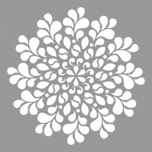 Sablon Refolosibil Mandala Vortex 890*890mm - SP458989