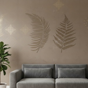 Set 3 * Stencils 2*Leaves + 1*Dandelion 70cm height * thickness 0.5 / 1mm - SP261 - Img 3