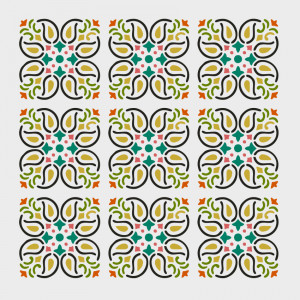 Stencil 39x39cm Reusable Repetitive SGF39R - Img 4