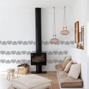 Stencil 47 x 19cm Reusable Repetitive Traditional Motif - SMTR16