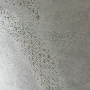 Stencil 65 x 55cm, 1mm thickness, Amfor Damask Motif, SP169, Reusable, Repetitive