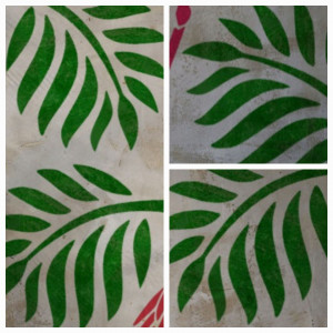 Stencil 89x59cm Leaf SP226.89x59