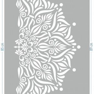 Mandala Flames Reusable Stencil - SP111 - Img 5