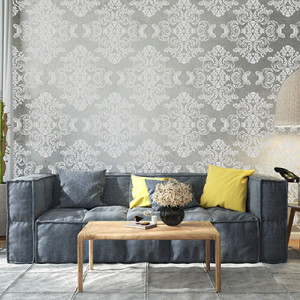Reusable Repetitive Damask Stencil 610*590mm - SP76-3