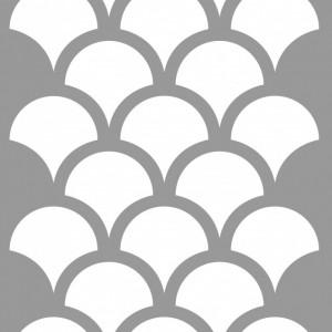 Reusable Repetitive Fishscale Stencil 590*400mm - SP30-1 - Img 2