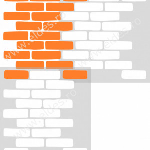 Reusable Repetitive Stencil - Irregular Brick - SP37 - Img 3