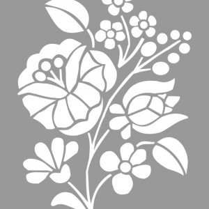 Sablon Floare Panon SP163 - diferite dimensiuni - Img 2